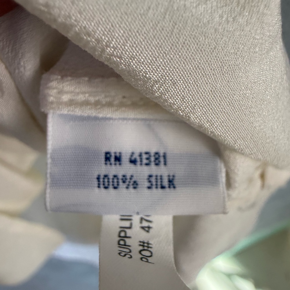 Polo by Ralph Lauren silk popover blouse - Picture 5 of 8